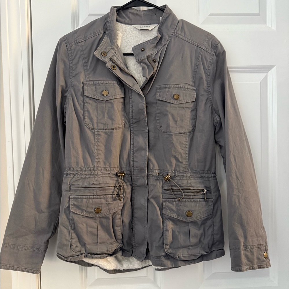 L.L. Bean Charcoal Utility Jacket